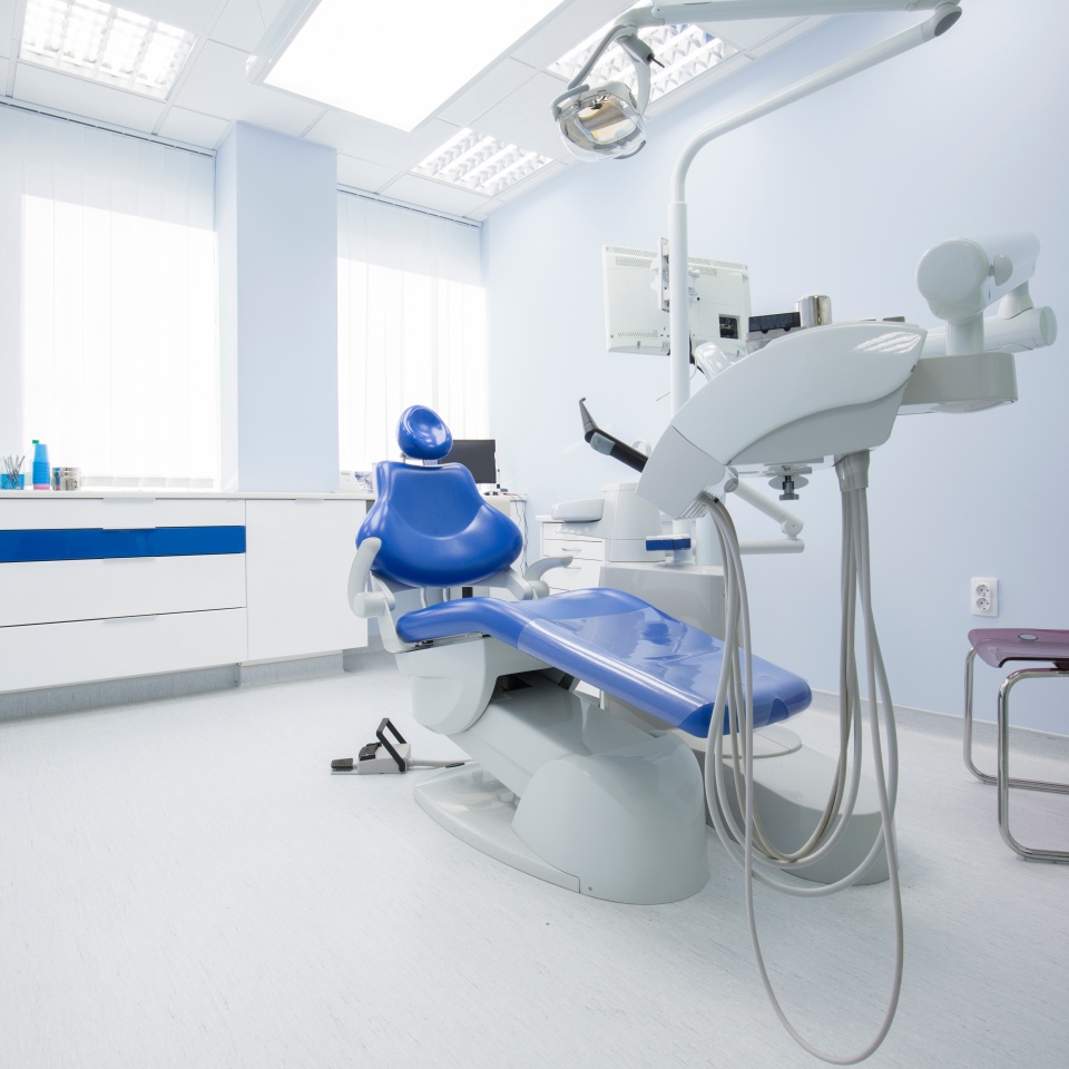 Modern dental office interior